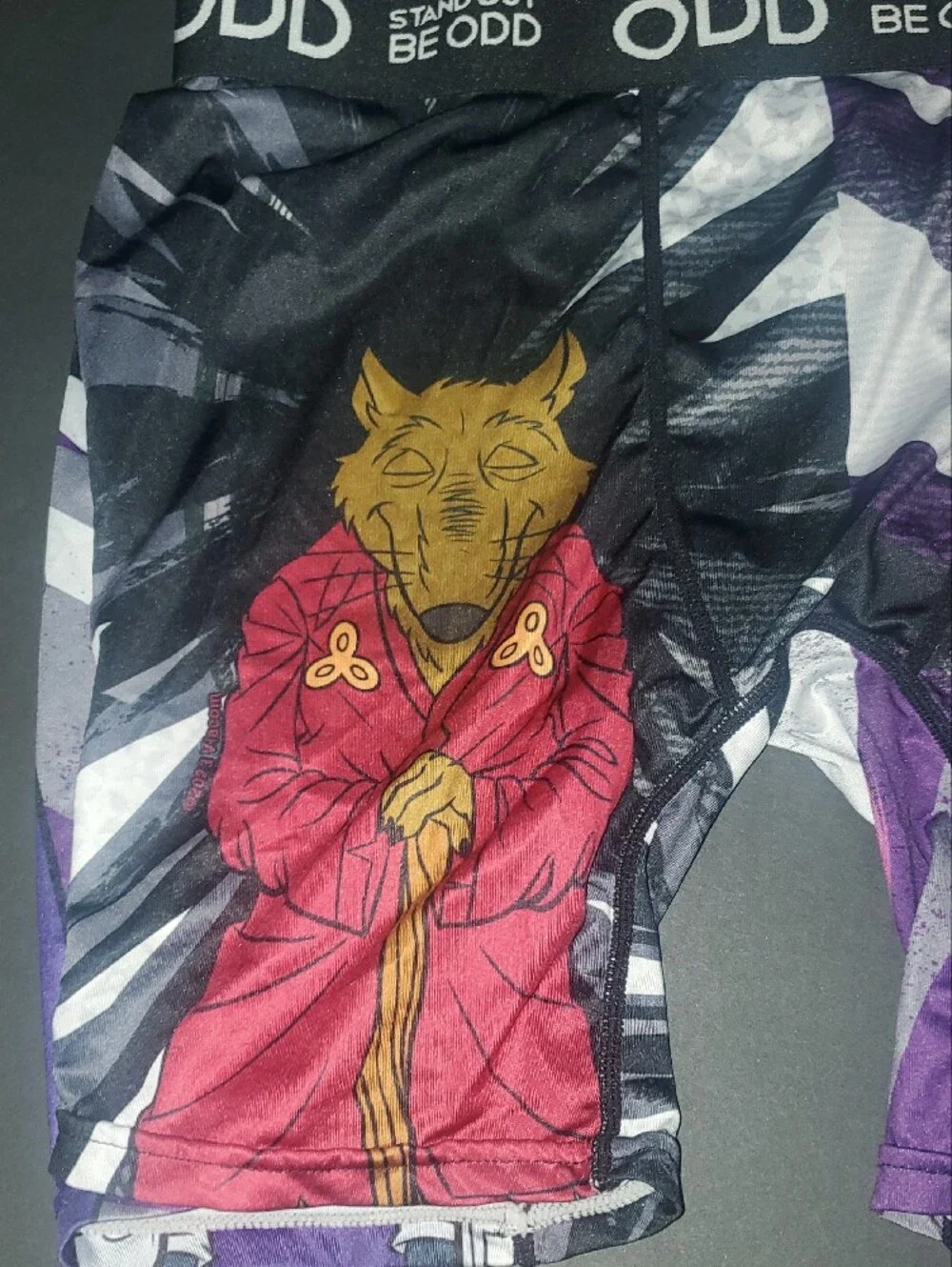 ODD Graphic Boxer Briefs — TMNT Shredder And SPLINTER